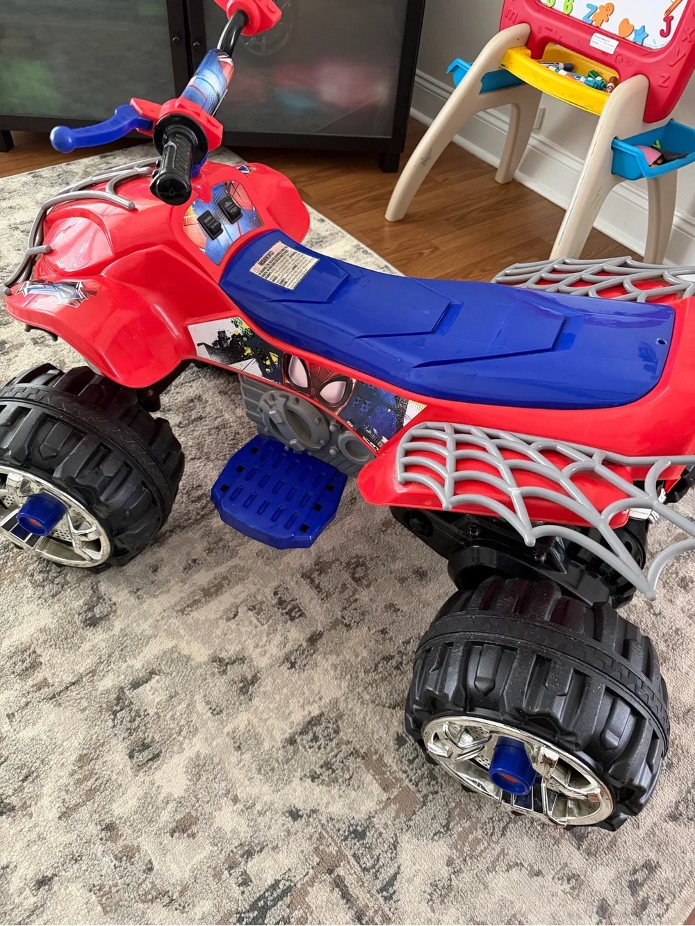 Red and Blue Kids Ride-On ATV